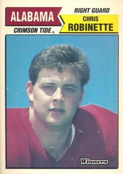 1988 Winners Alabama Crimson Tide #NNO Chris Robinette Front
