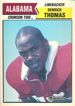 1988 Winners Alabama Crimson Tide #NNO Derrick Thomas Front