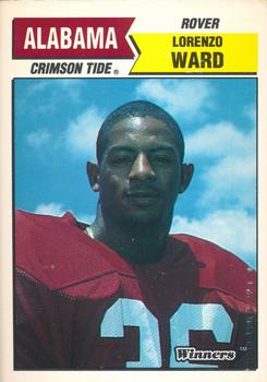 1988 Winners Alabama Crimson Tide #NNO Lorenzo Ward Front