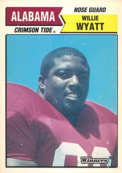 1988 Winners Alabama Crimson Tide #NNO Willie Wyatt Front