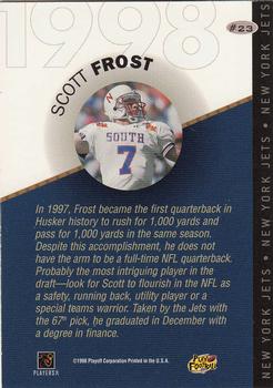 1998 Playoff Prestige SSD Hobby - 1998 Draft Picks Silver #23 Scott Frost Back