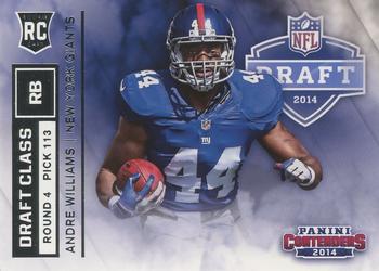 2014 Panini Contenders - Draft Class #RDA-20 Andre Williams Front