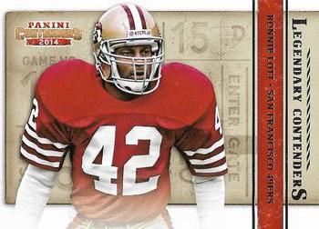 2014 Panini Contenders - Legendary Contenders #10 Ronnie Lott Front