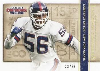 2014 Panini Contenders - Legendary Contenders Hologold #3 Lawrence Taylor Front
