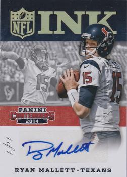 2014 Panini Contenders - NFL Ink Hologold #NFL-RM Ryan Mallett Front