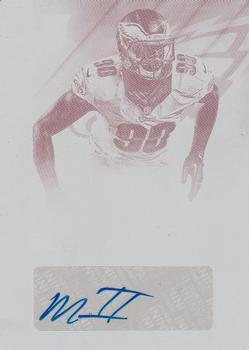 2014 Panini Contenders - Printing Plates Magenta #157b Marcus Smith Front