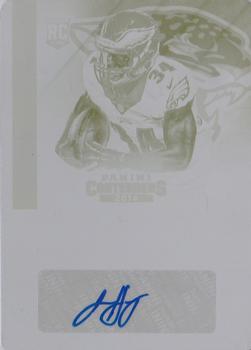 2014 Panini Contenders - Printing Plates Yellow #131 Henry Josey Front