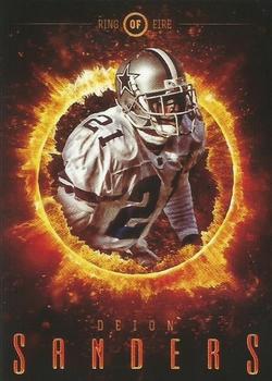 2014 Topps Fire - Ring of Fire #ROF-DS Deion Sanders Front