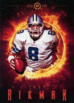 2014 Topps Fire - Ring of Fire #ROF-TA Troy Aikman Front