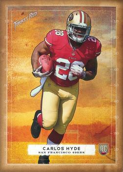2014 Topps Turkey Red #77 Carlos Hyde Front