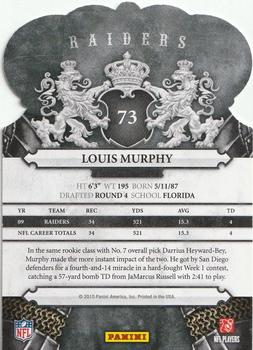 2010 Panini Crown Royale #73 Louis Murphy Back