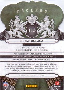 2010 Panini Crown Royale #113 Bryan Bulaga Back