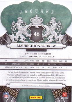 2010 Panini Crown Royale #46 Maurice Jones-Drew Back