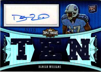 2010 Topps Triple Threads #119 Damian Williams  Front