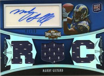 2010 Topps Triple Threads #128 Mardy Gilyard  Front