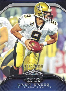 2010 Topps Triple Threads #10 Drew Brees  Front