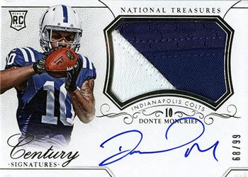 2014 Panini National Treasures #293 Donte Moncrief Front