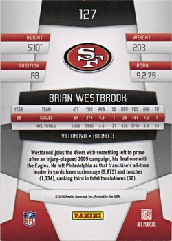 2010 Panini Certified #127 Brian Westbrook  Back