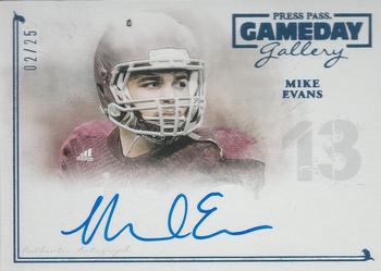 2014 Press Pass Gameday Gallery - Blue #GG-ME Mike Evans Front