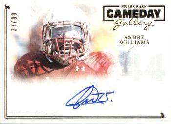 2014 Press Pass Gameday Gallery - Gold #GG-AW Andre Williams Front