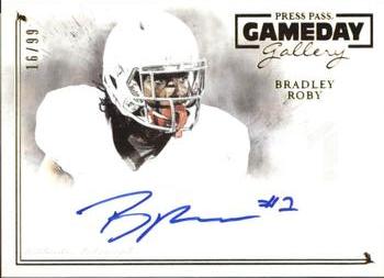 2014 Press Pass Gameday Gallery - Gold #GG-BR Bradley Roby Front