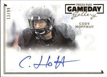 2014 Press Pass Gameday Gallery - Gold #GG-CH2 Cody Hoffman Front