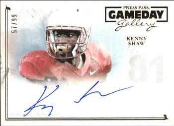2014 Press Pass Gameday Gallery - Gold #GG-KS Kenny Shaw Front