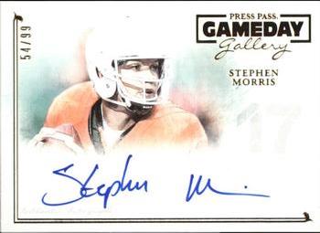 2014 Press Pass Gameday Gallery - Gold #GG-SM Stephen Morris Front