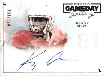 2014 Press Pass Gameday Gallery - Silver #GG-KS Kenny Shaw Front