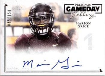2014 Press Pass Gameday Gallery - Silver #GG-MG Marion Grice Front