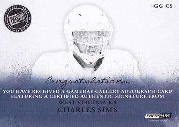 2014 Press Pass Gameday Gallery - Silver #GG-CS Charles Sims Back