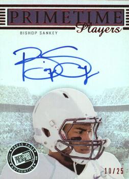 2014 Press Pass Gameday Gallery - Primetime Players Red #PTP-BS Bishop Sankey Front