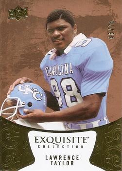 2014 Upper Deck Exquisite Collection #48 Lawrence Taylor Front