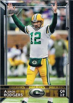 2015 Topps #1 Aaron Rodgers Front