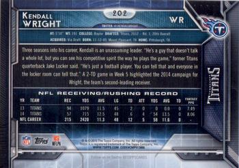 2015 Topps #202 Kendall Wright Back