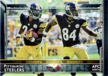 2015 Topps #262 Pittsburgh Steelers Front