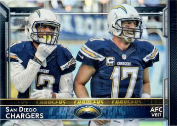 2015 Topps #286 San Diego Chargers Front