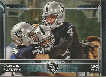 2015 Topps #291 Oakland Raiders Front