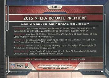 2015 Topps #400 2015 NFLPA Rookie Premiere Back