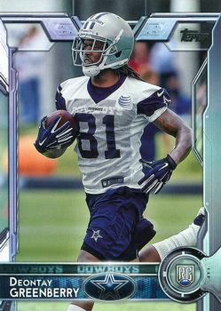 2015 Topps #404 Deontay Greenberry Front