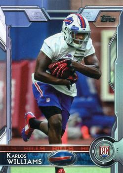 2015 Topps #426 Karlos Williams Front