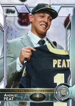 2015 Topps #485 Andrus Peat Front