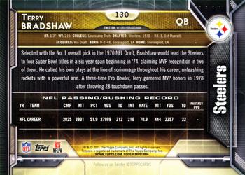 2015 Topps #130 Terry Bradshaw Back