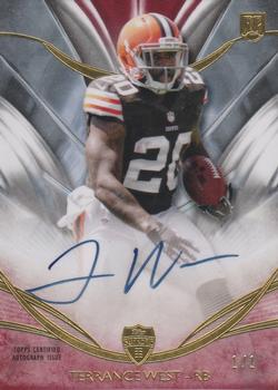 2014 Topps Supreme - Autographed Rookies Red #SRA-TW Terrance West Front