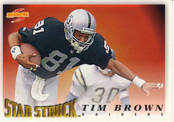 1995 Score - Promotional Backs #212 Tim Brown Front