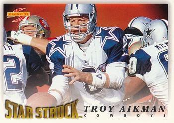 1995 Score - Promotional Backs #215 Troy Aikman Front