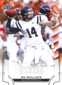 2015 Leaf Draft #08 Bo Wallace Front
