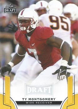 2015 Leaf Draft - Gold #58 Ty Montgomery Front