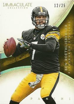 2014 Panini Immaculate Collection - Gold #18 Ben Roethlisberger Front
