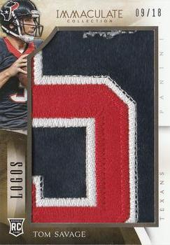 2014 Panini Immaculate Collection - Immaculate Logos #IM-TS Tom Savage Front